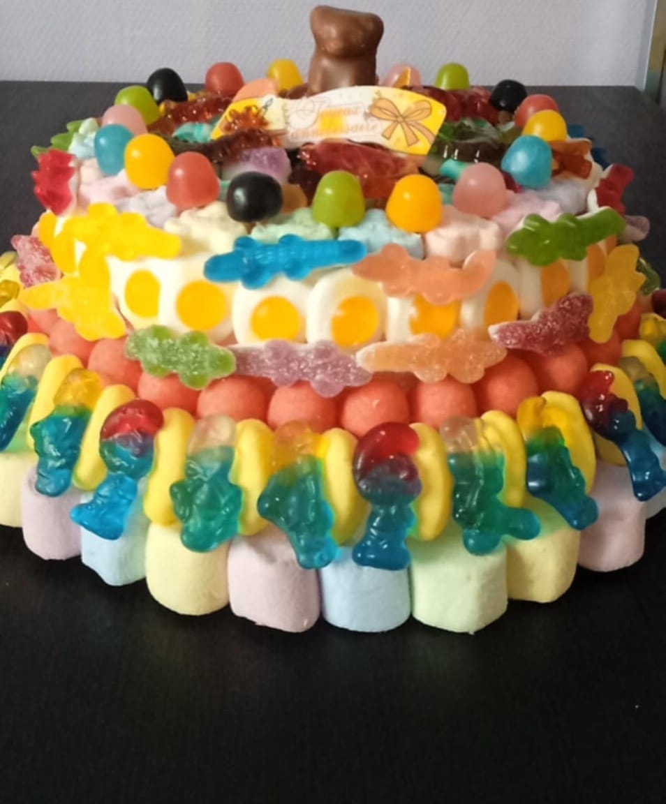 gâteau bonbon 2 étage