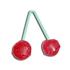 5 sucettes cerise