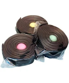 le rouleau réglisse avec chewing-gum