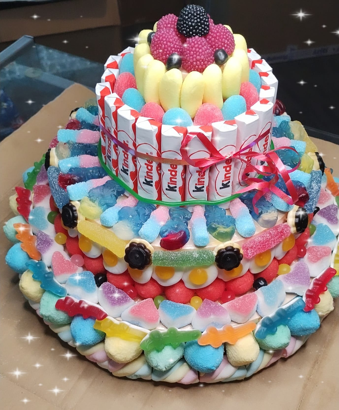 gâteau bonbon 3 étage