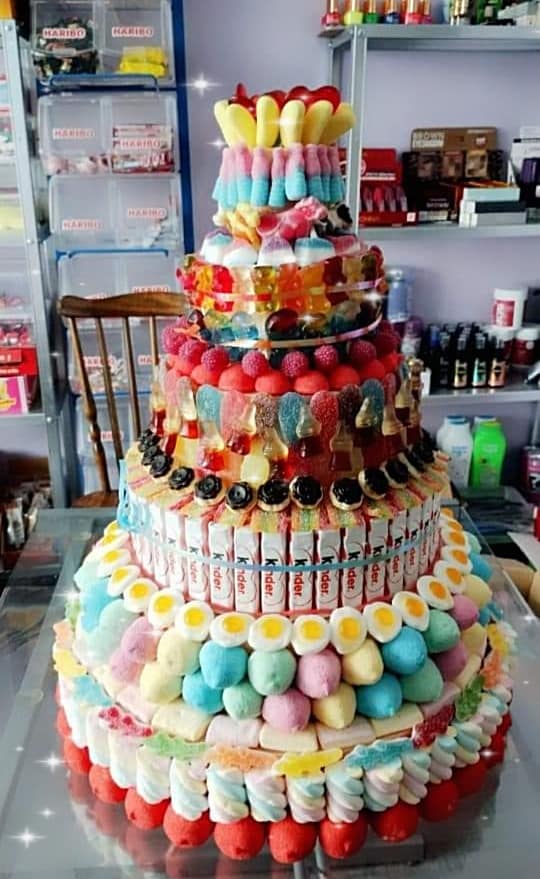 gâteau bonbon 6 étage