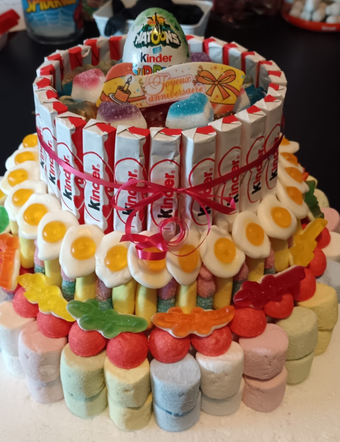gâteau bonbon 3 étage