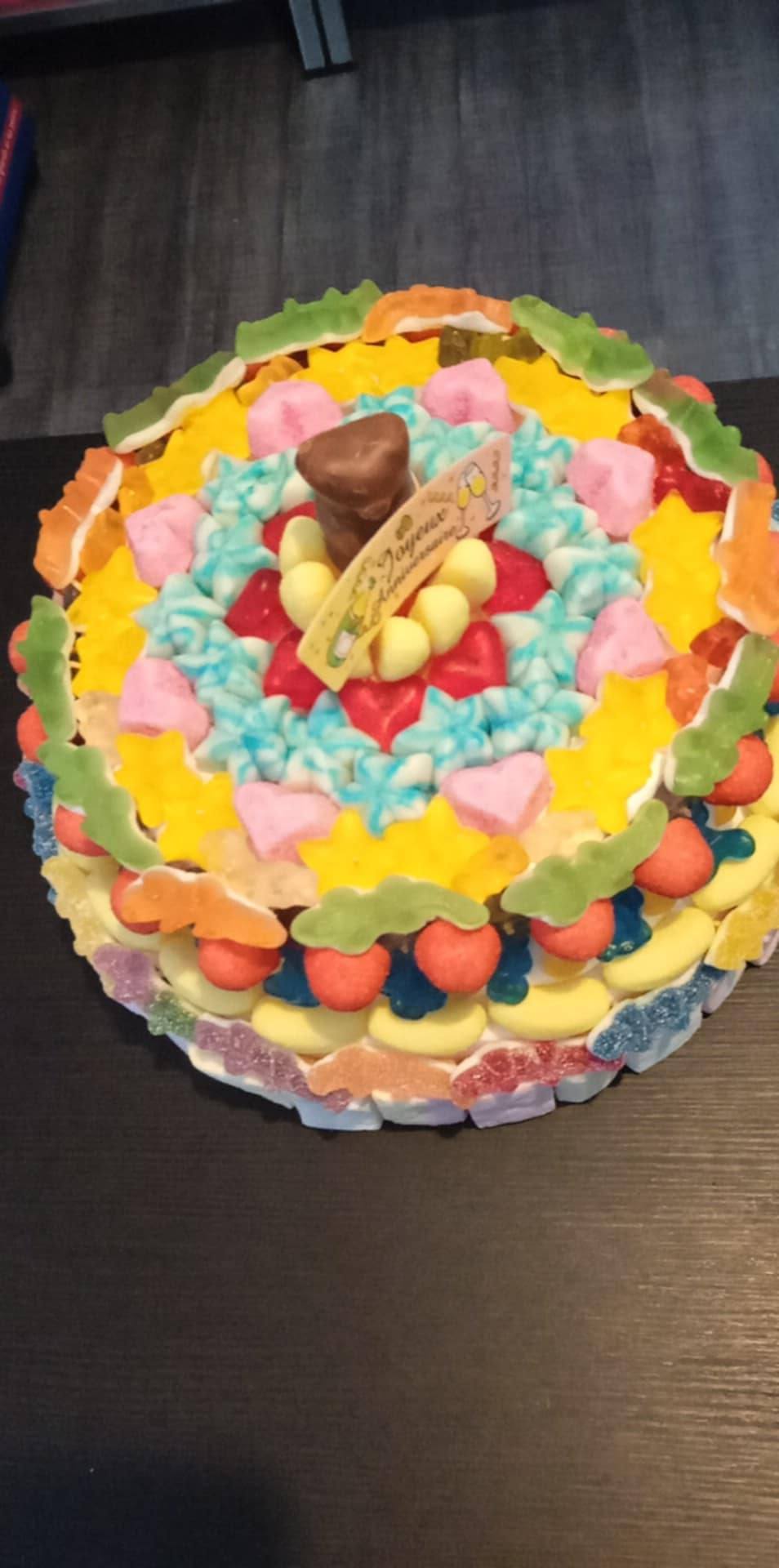 gâteau bonbon 2 étage
