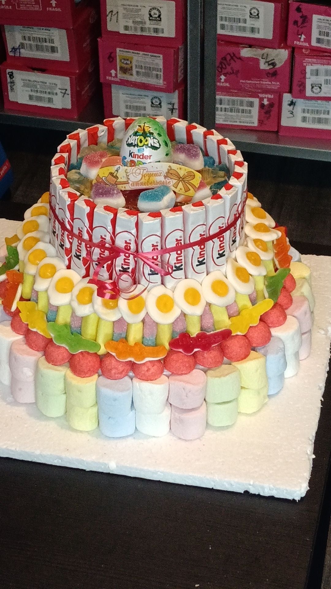 gâteau bonbon 3 étage
