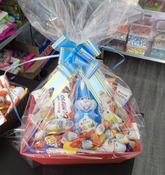 1. panier de Pâques  kinder