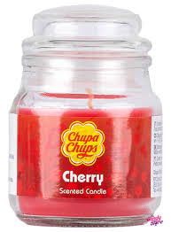 bougie chupa chups parfum cerise